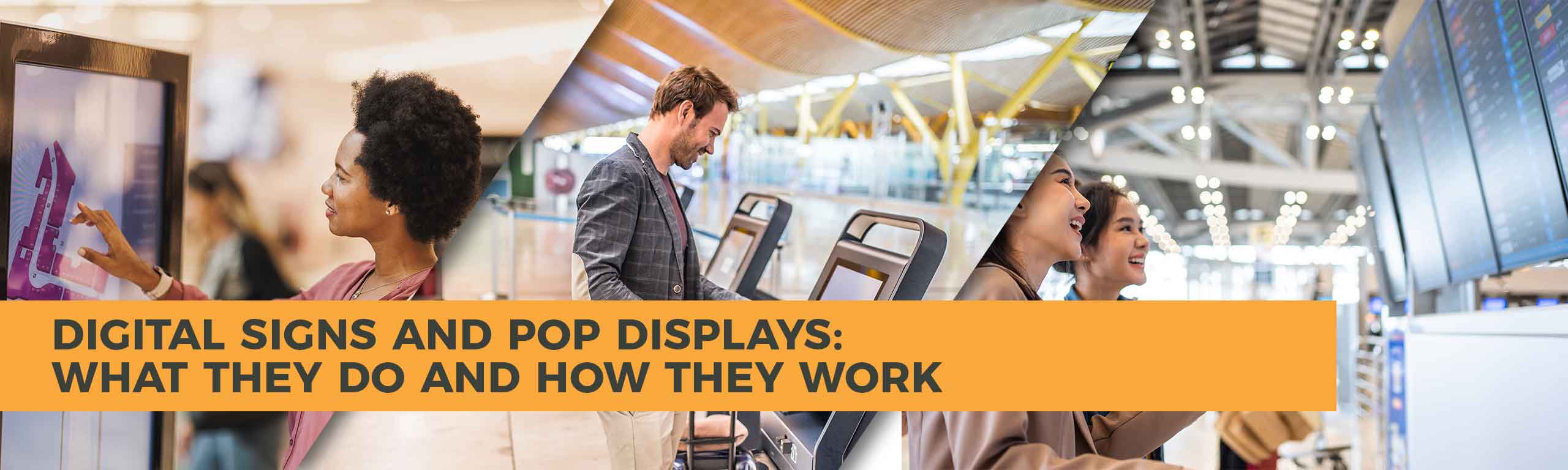 Digital Signs and POP Displays: What They Do and How They Work